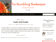 Tablet Screenshot of bumblingbeekeeper.com